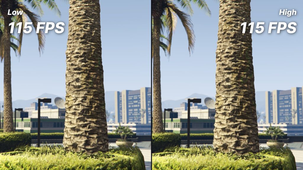 Tessellation is one of these gta 5 graphics settings that does not give you a fps boost - comparison