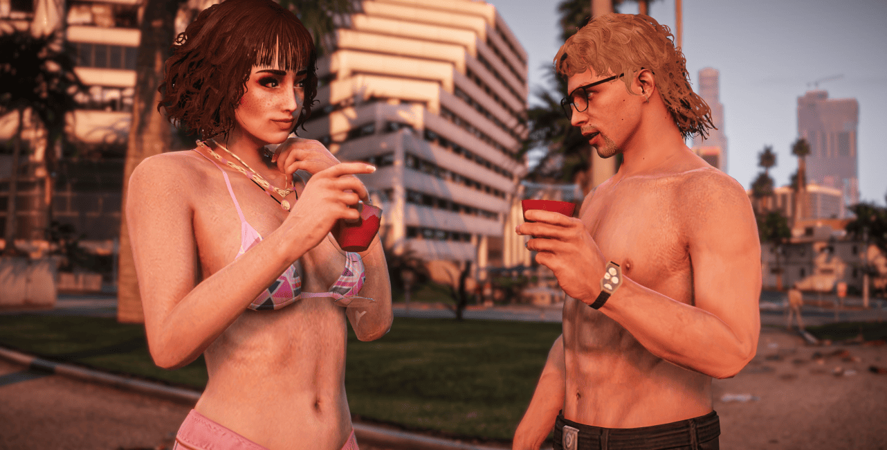 An updated version of GTA V with new characters and views